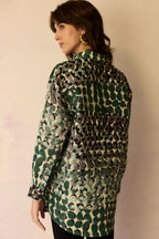 Abstract Moss Watercolour Shirt