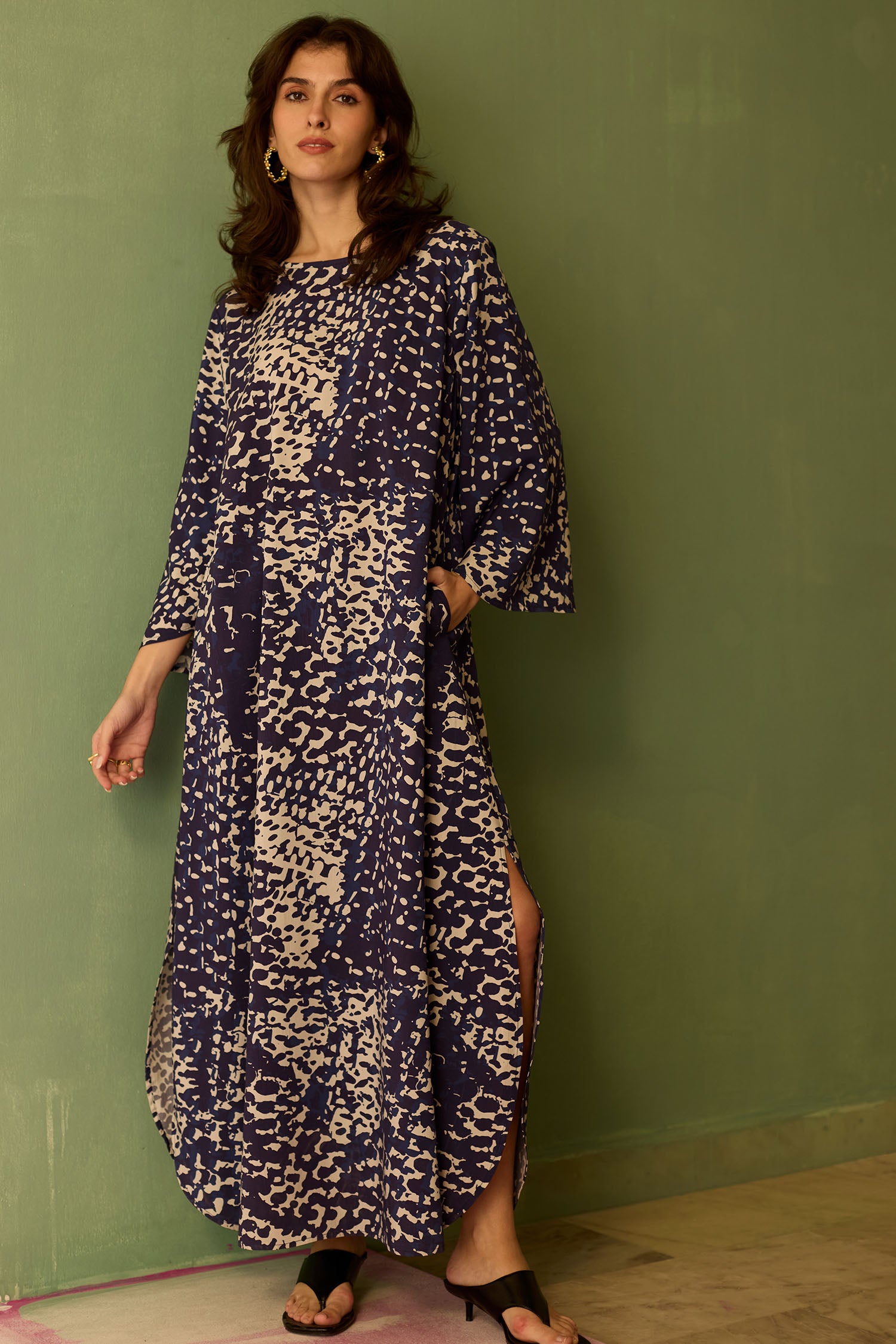 Dapple Abstract Maxi Dress