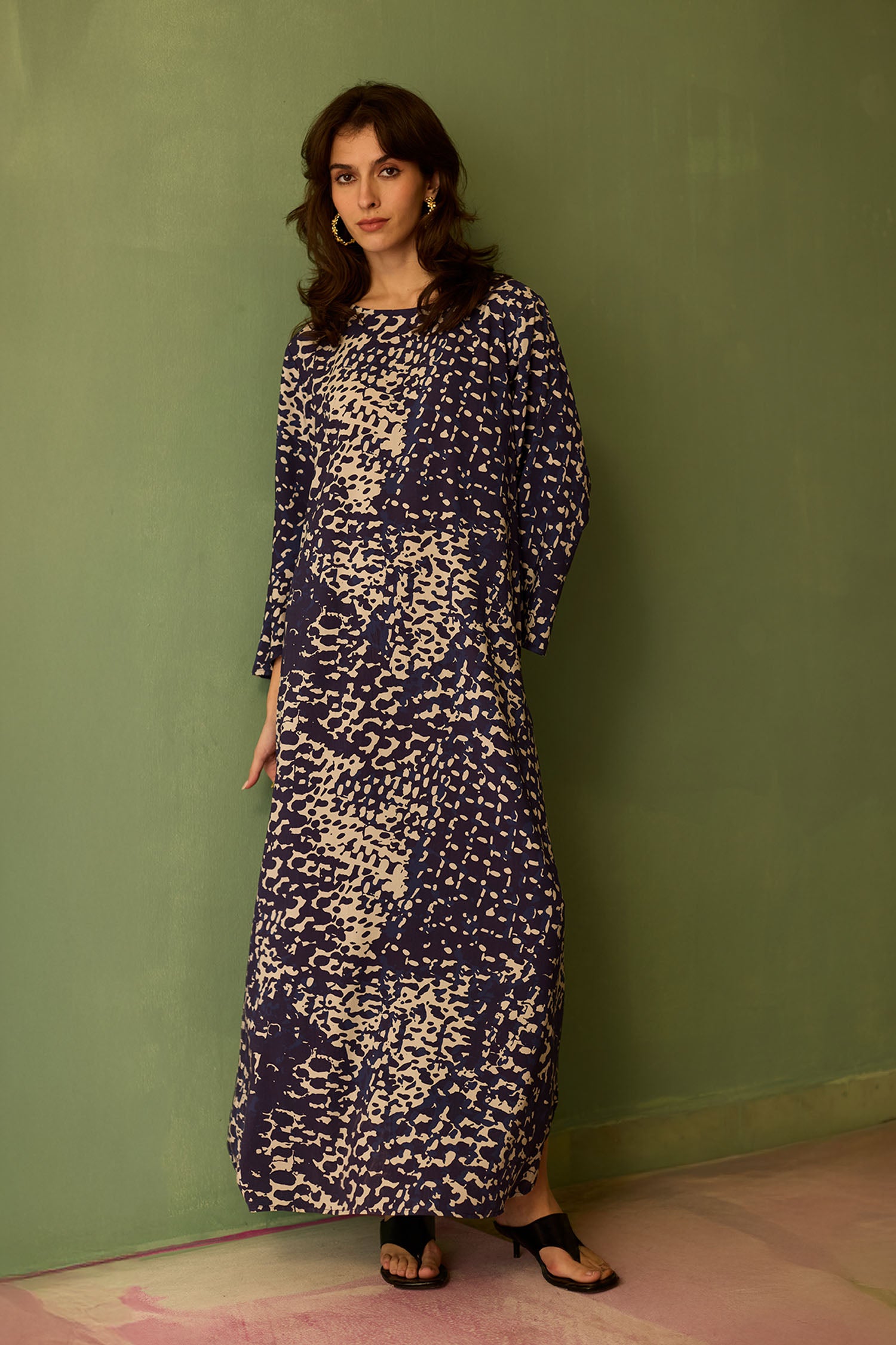 Dapple Abstract Maxi Dress