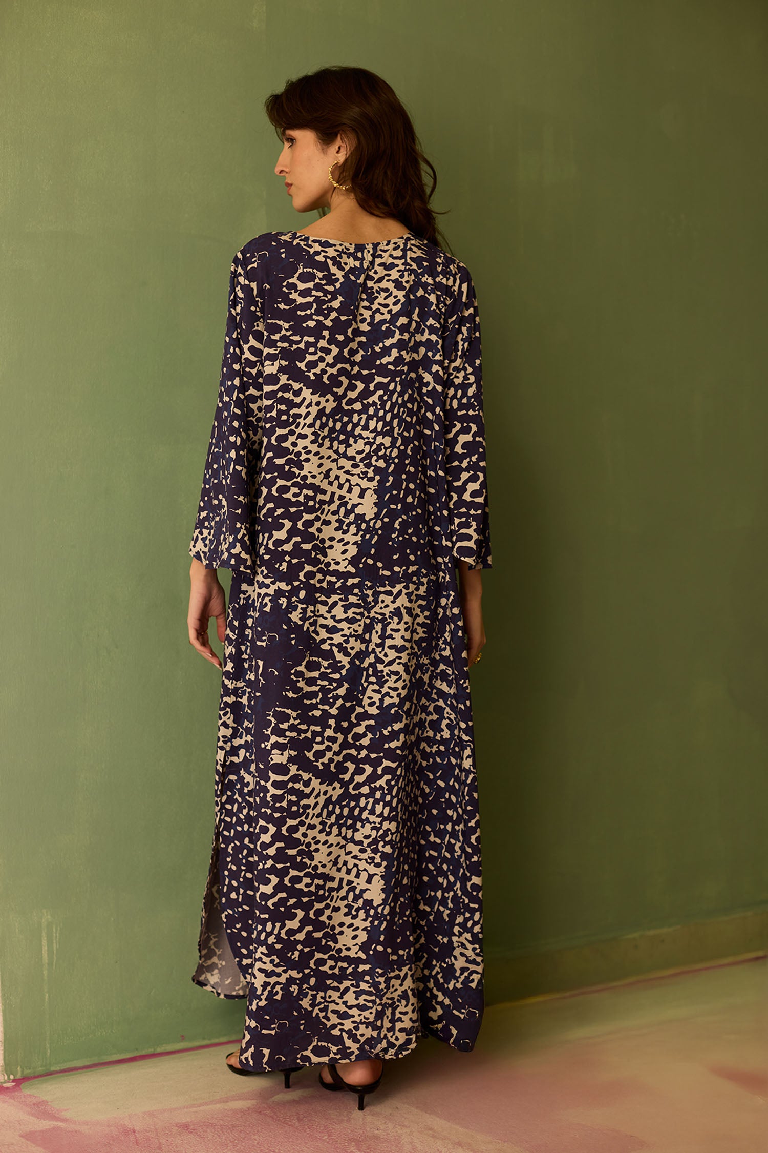 Dapple Abstract Maxi Dress