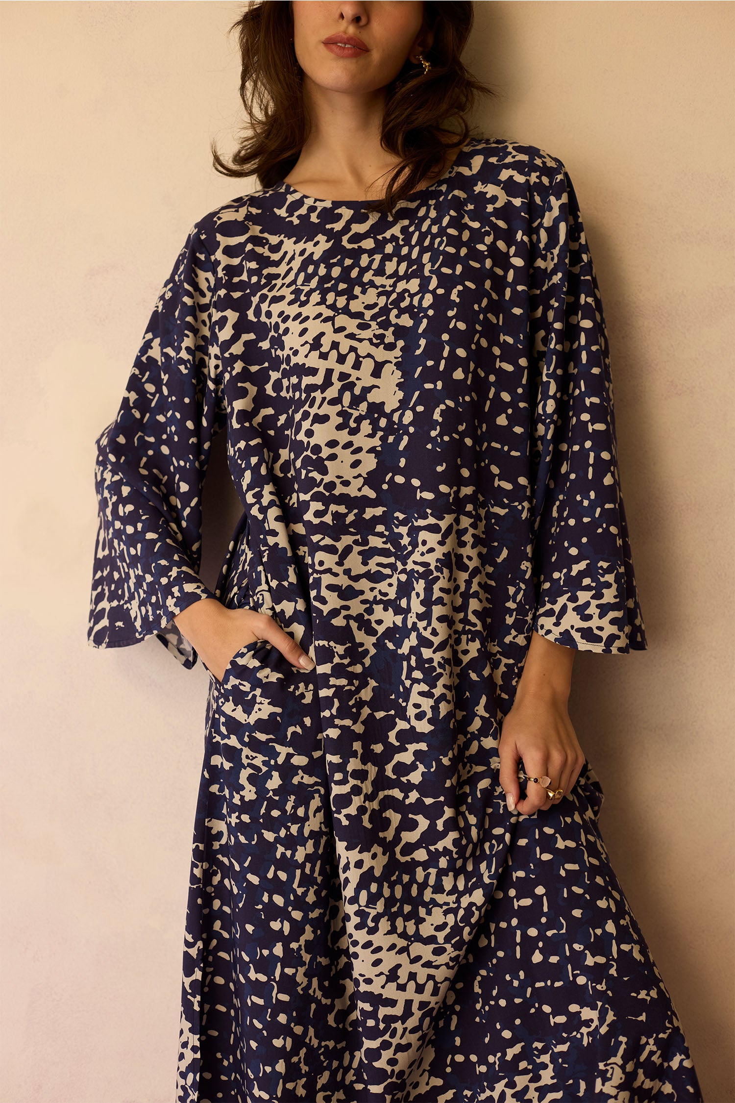 Dapple Abstract Maxi Dress