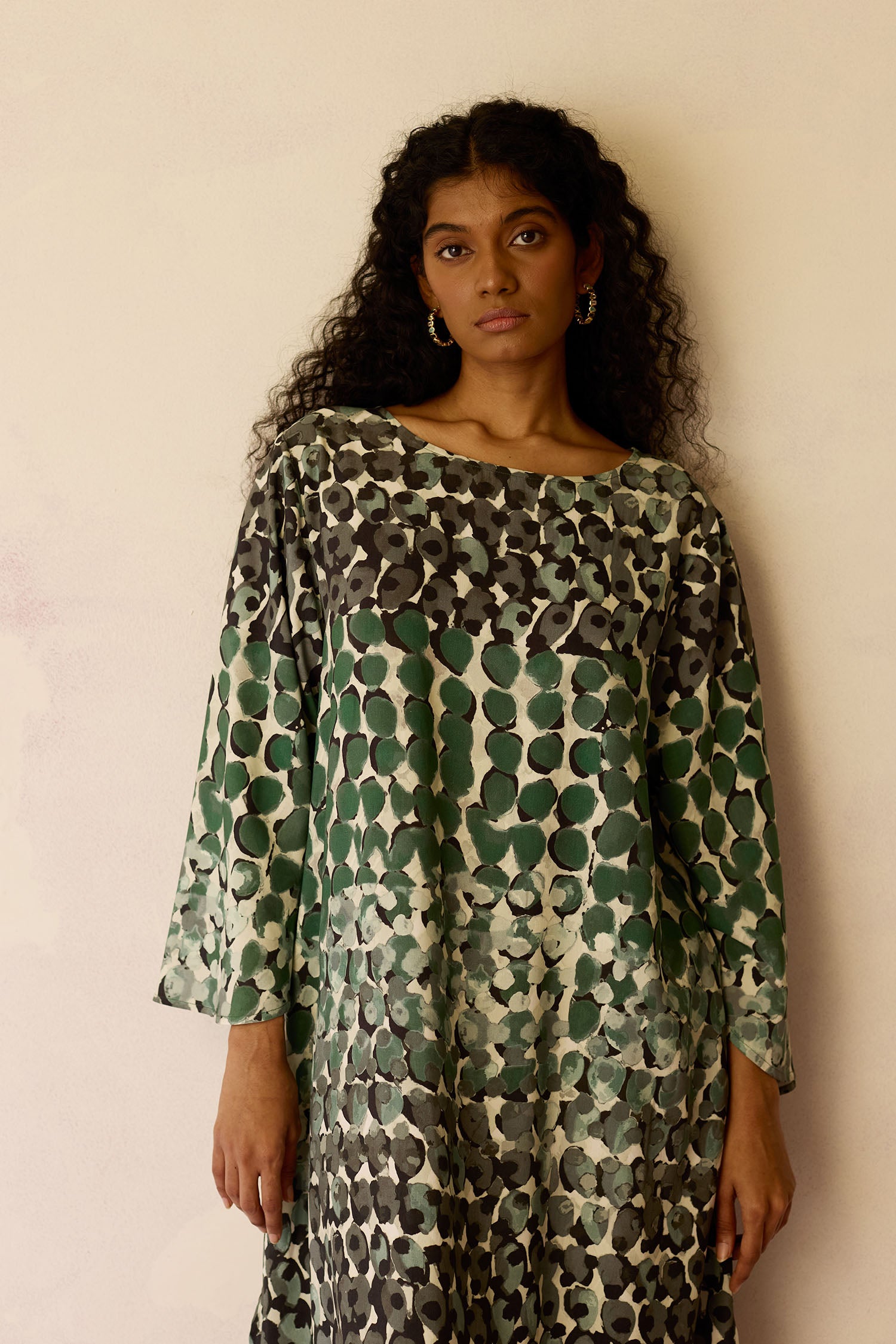 Moss Abstract Maxi Dress